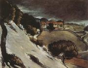 Paul Cezanne, Snow Thaw in LEstaque